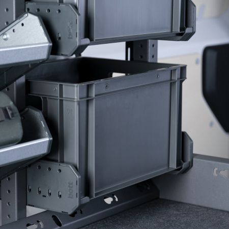 Eurobox 400 x 300 x 120 Dark Grey