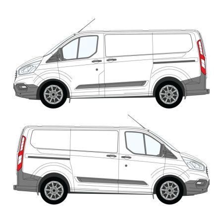 Transit Custom (2012 - 2023) L1H1 Dual Sliding Door