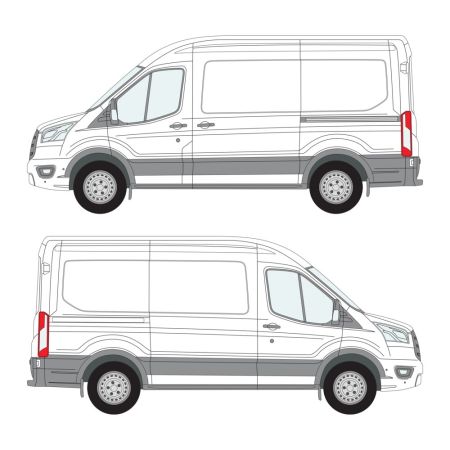 Transit (2014 - ) L2H2, FWD, Nearside Sliding Door 