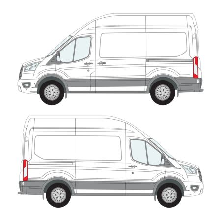 Transit (2014 - ) L2H3, FWD, Nearside Sliding Door 