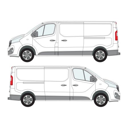Trafic (2014 - ) L2H1, Dual Sliding Door