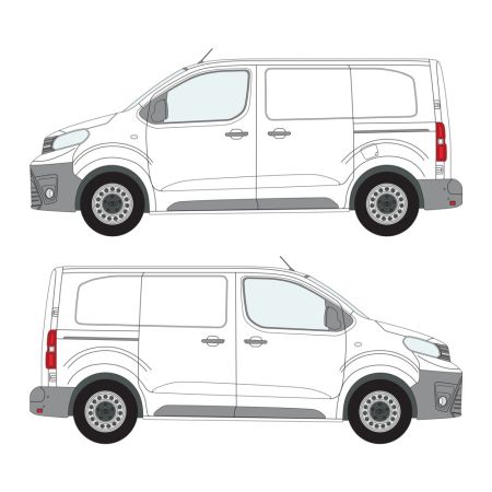 Proace (2016 - ) Compact, Dual Sliding Door 