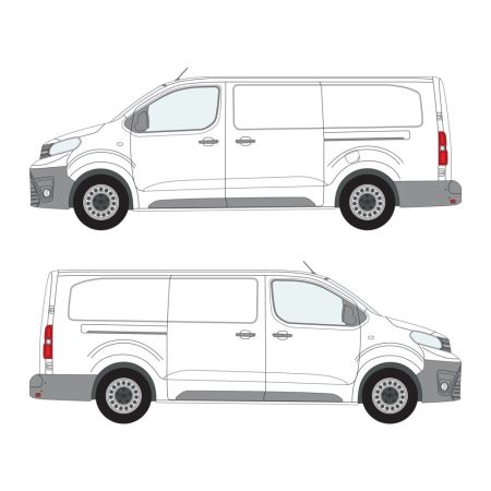 Proace (2016 - ) Long, Dual Sliding Door 