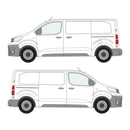 Proace (2016 - ) Medium, Dual Sliding Door 