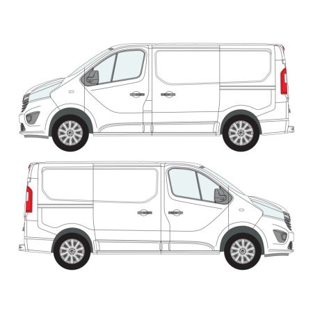 Vivaro (2014 - 2019) L1H1, Dual Sliding Door 