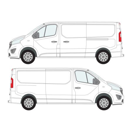 Vivaro (2014 - 2019) L2H1, Nearside Sliding Door 