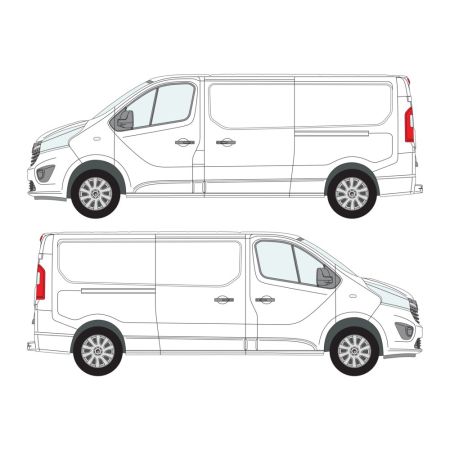 Vivaro (2014 - 2019) L2H1, Dual Sliding Door 