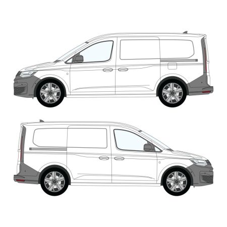 Caddy Cargo Maxi (2021 - ) L2, Dual Sliding Door 