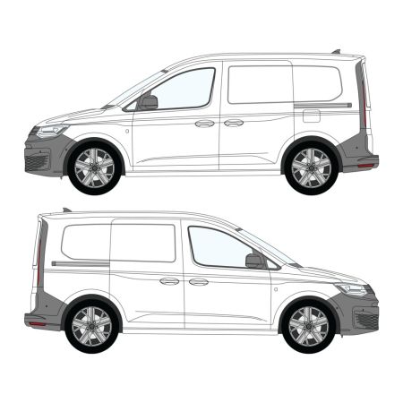 Caddy Cargo (2021 - ) L1, Dual Sliding Door 