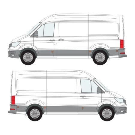 Crafter (2017-) L3H3, Medium WB, High Roof, FWD, Nearside Sliding Door