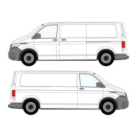 Transporter T5/6 (2003 - 2024) L2H1, Nearside Sliding Door