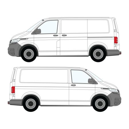 Transporter T5/6 (2003 - 2024) L1H1, Nearside Sliding Door