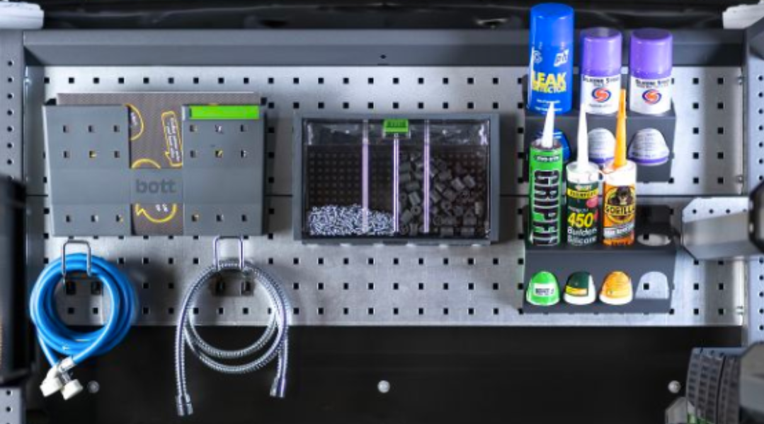 van shelving and storage panels 